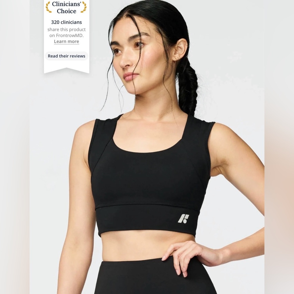 Forme Power Bra with Posture Self-Correcting Technology in Obsidian Black